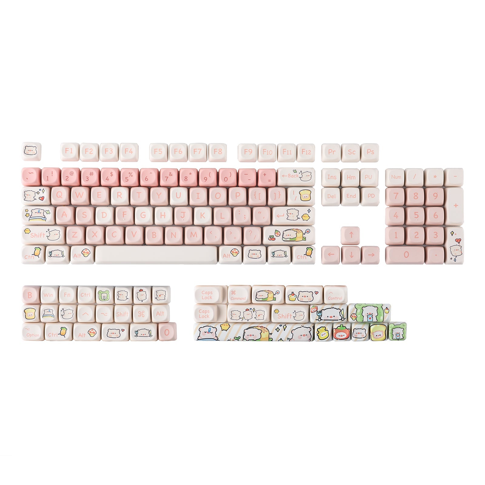 Epomaker Pink Piggy Keycaps Set