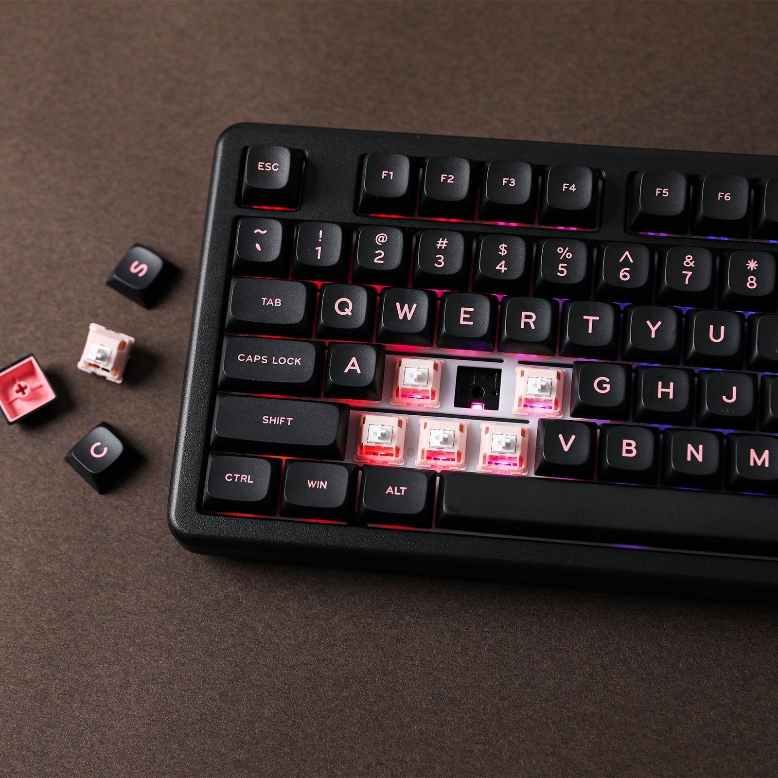 キーボード Epomaker Galaxy70 black-pink (HUANO) キーボード Epomaker Galaxy70 black-pink (HUANO) Epomaker Galaxy70