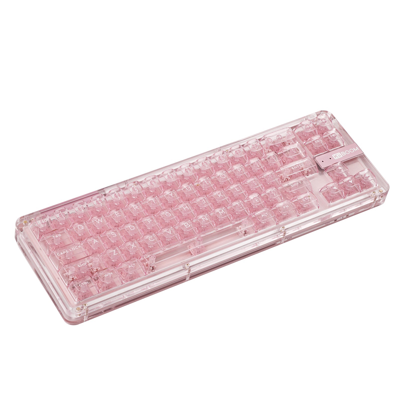 KiiBoom Phantom 68 キーボード本体 パープル 紫 Amazon.com: KiiBoom Phantom 68 65% Hot Swappable Crystal