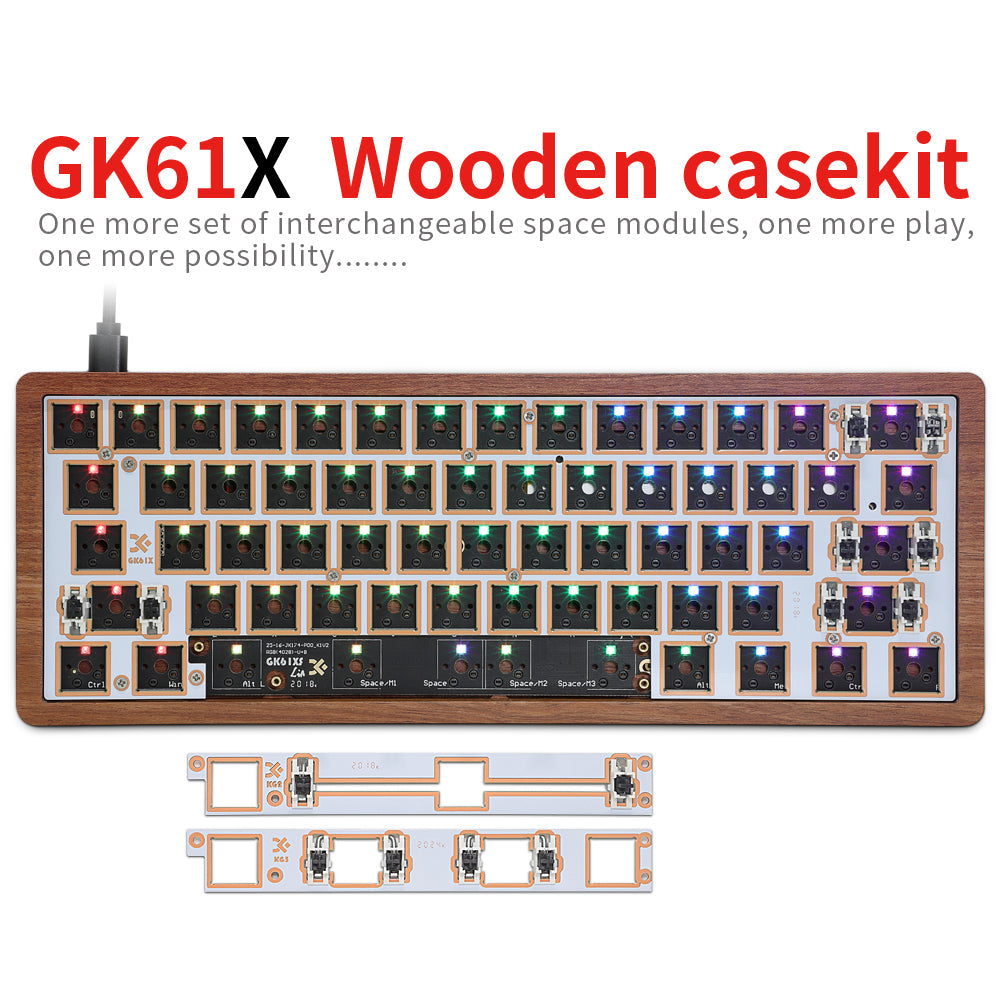 GK61X/GK61XS Wooden Kit